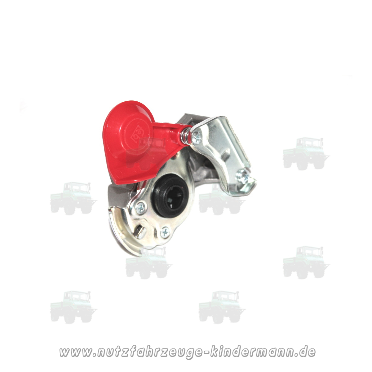 Kupplungskopf mit Ventil rot, M16 x 1,5 box