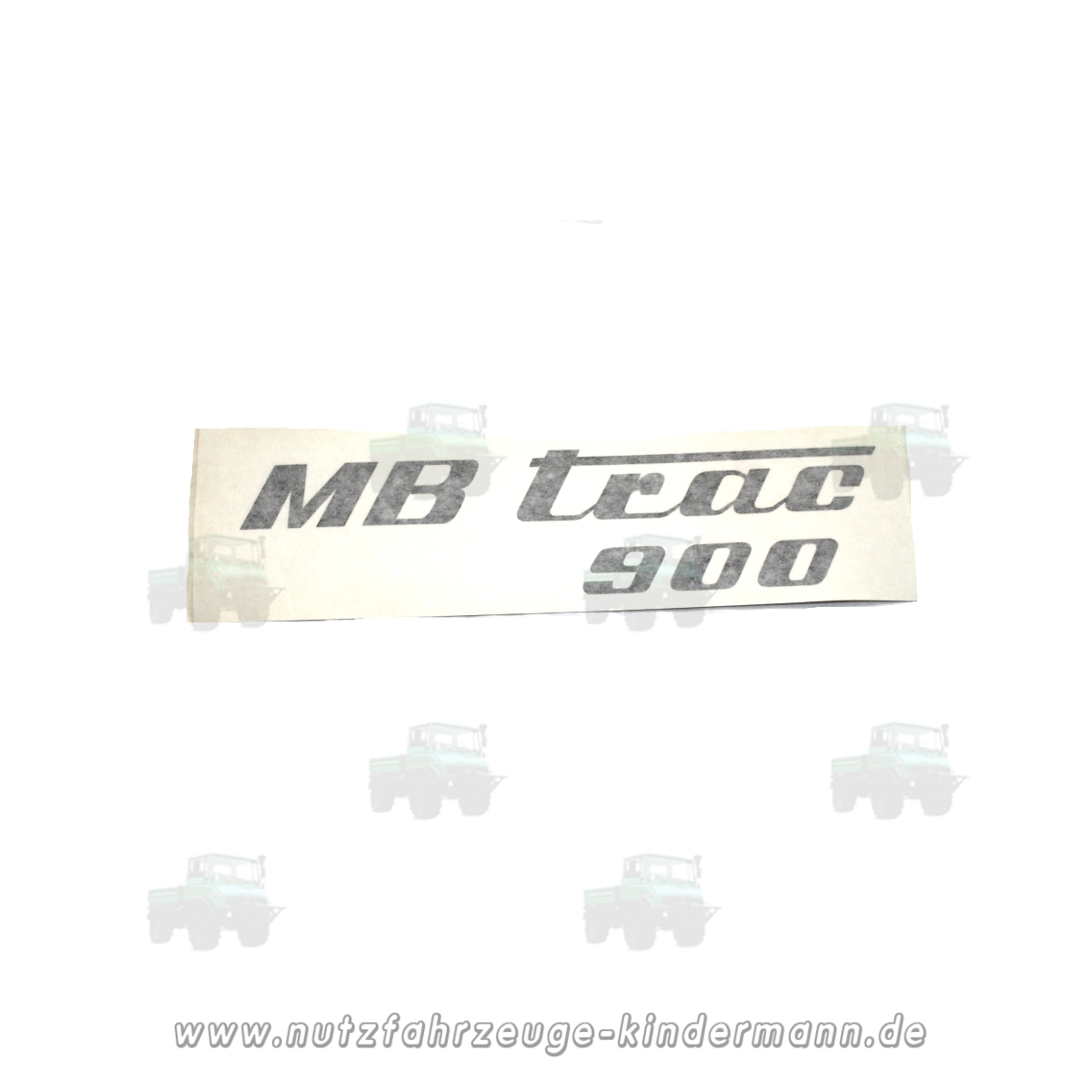 Aufkleber für Seitendeckel MB-trac 900