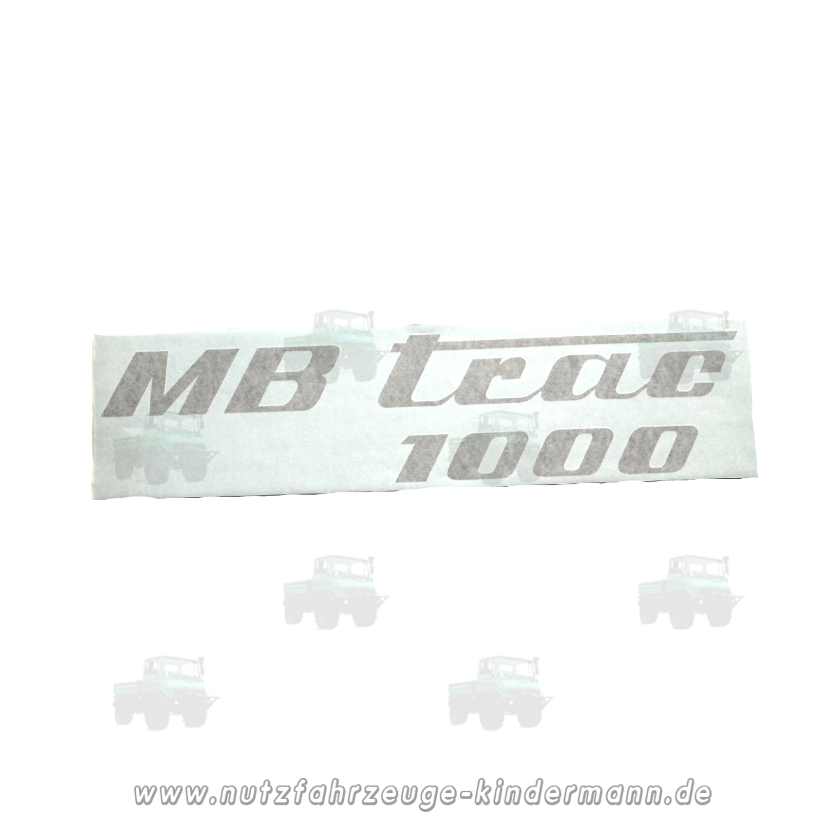 Aufkleber für Seitendeckel MB-trac 1000