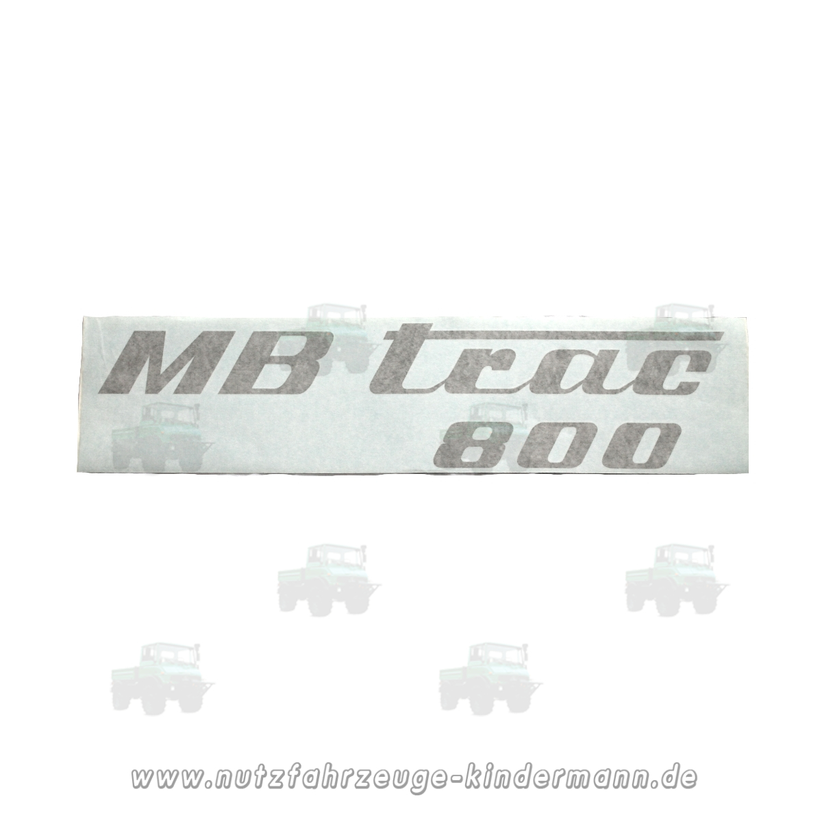 Aufkleber für Seitendeckel MB-trac 800