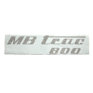 Sticker for side cover MB-trac 800