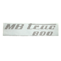 Aufkleber für Seitendeckel MB-trac 900 turbo