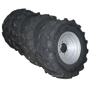 Set of tires 365/70 R 18 on rim 11 x 18