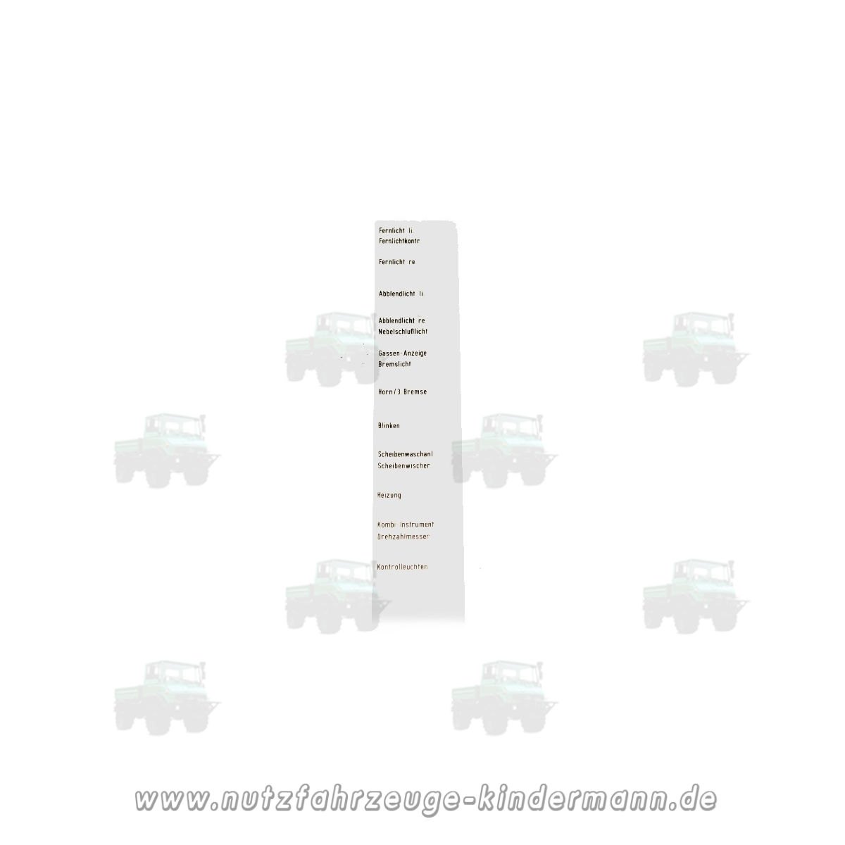 Sticker - fuse cover