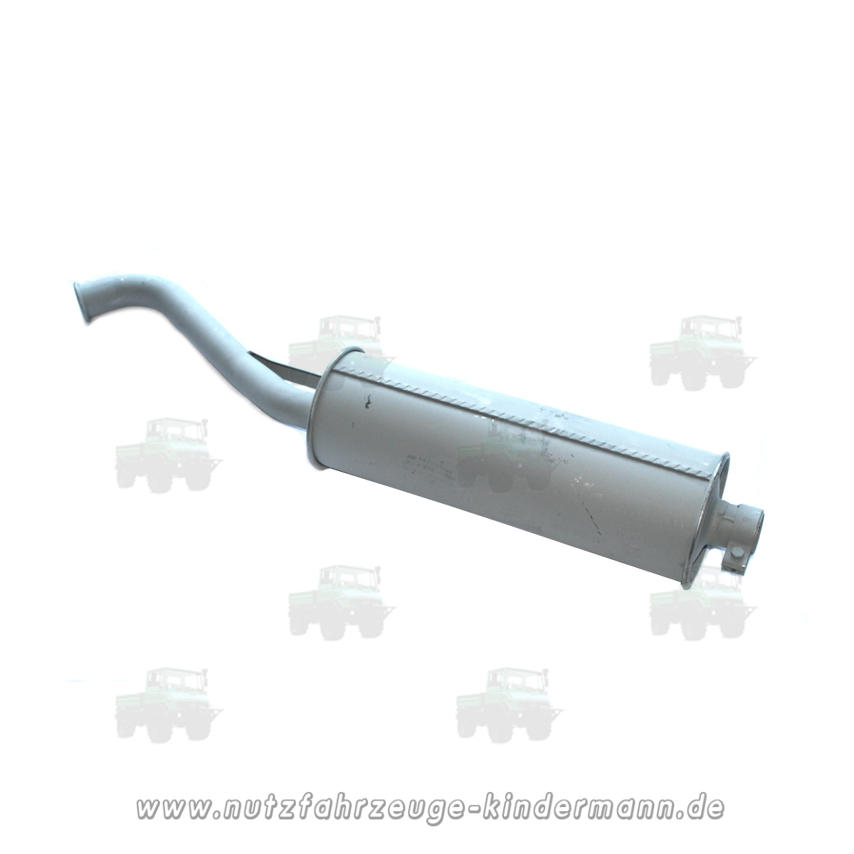 Auspufftopf mit Endrohr Unimog 421/52 PS box