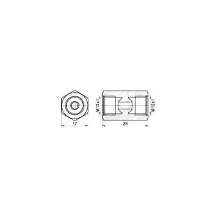 Brake line connector