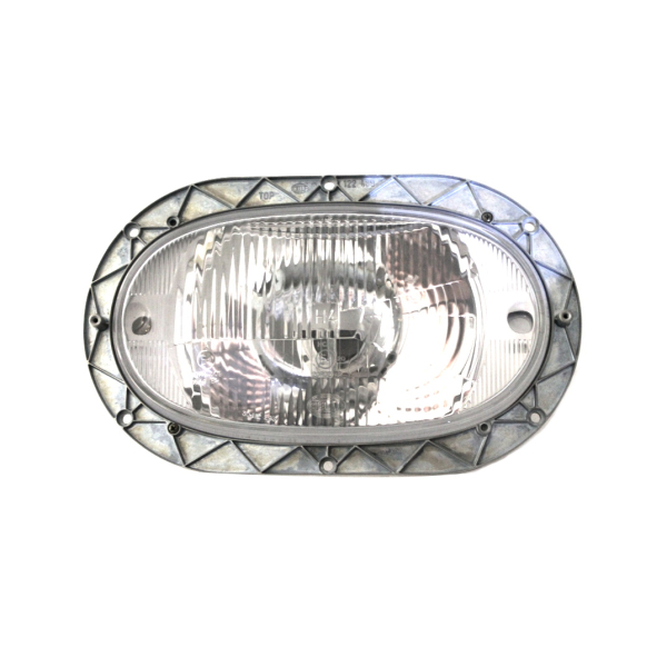 Main headlight H4 left with headlight range adjustment