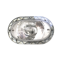 Main headlight H4 left with headlight range adjustment