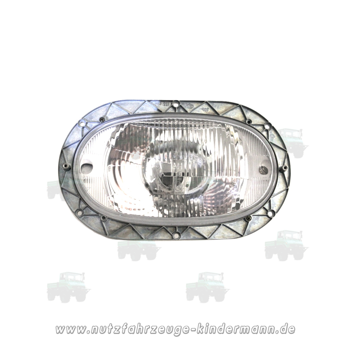Main headlight H4 right with headlight range adjustment