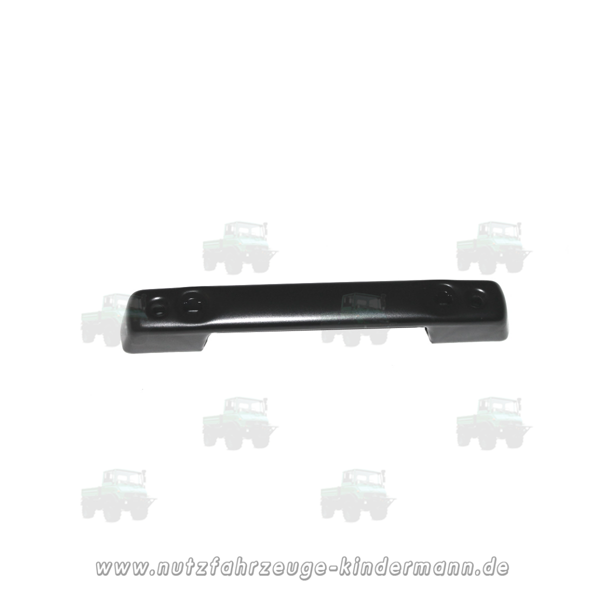 Handle for engine hood with 2 holes box