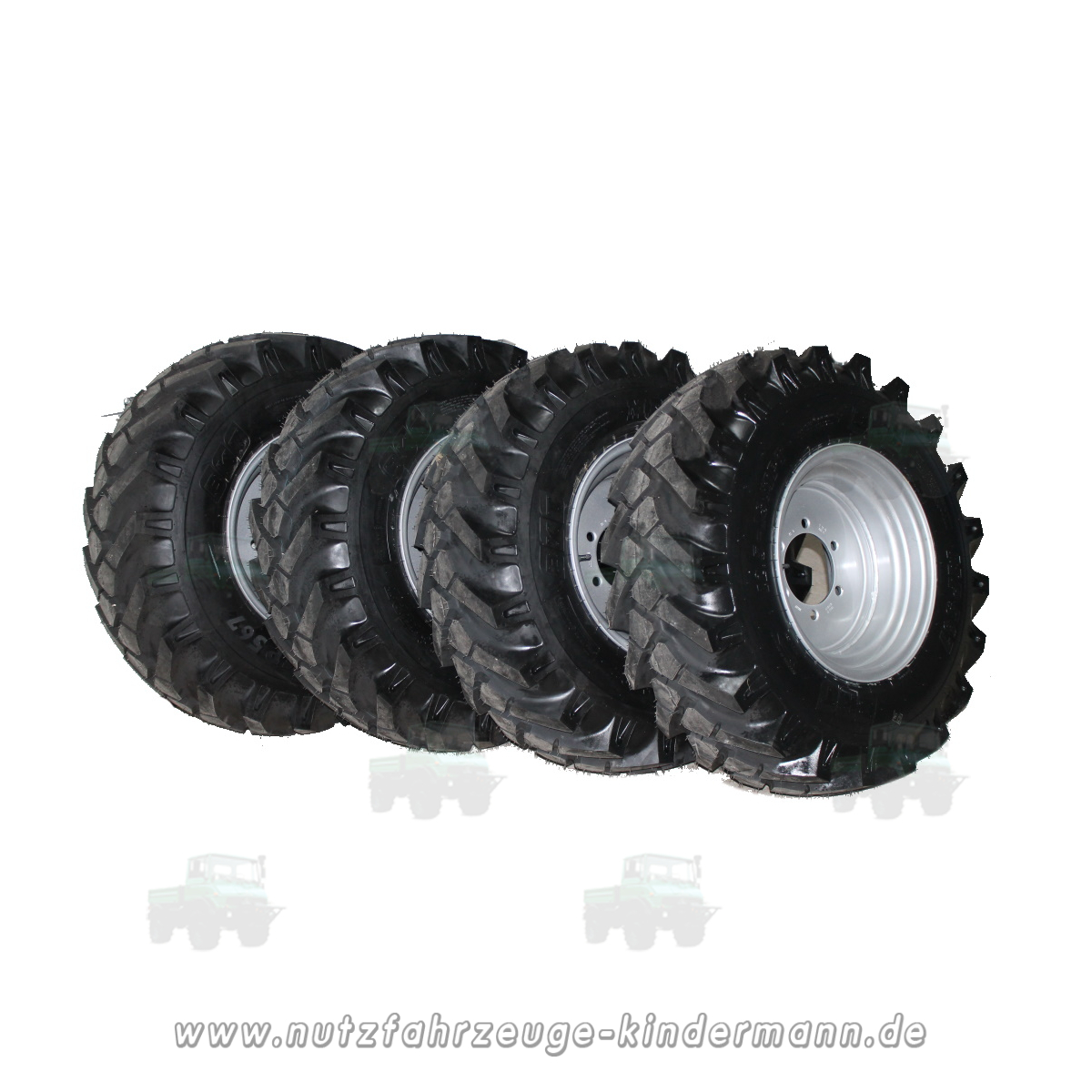 Reifensatz 12,5 x 18 auf Felge 11 x 18 box