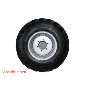Reifensatz 12,5 x 18 auf Felge 11 x 18 Mit Schlauch