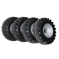 Reifensatz 12,5 x 18 auf Felge 11 x 18 Mit Schlauch