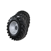 Reifensatz 12,5 x 18 auf Felge 11 x 18 Mit Schlauch