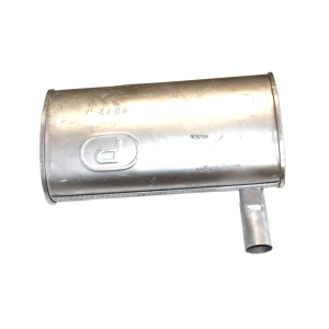 Muffler with rear silencer MB-trac