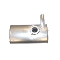 Muffler with rear silencer MB-trac