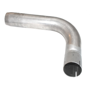 Exhaust bend for raised tailpipe
