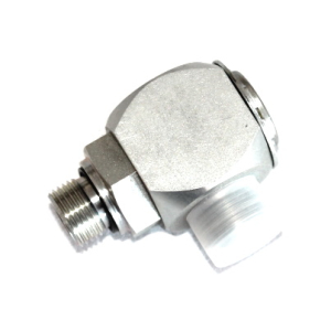 Swivel fitting, heavy duty, 16 mm, 90 degrees