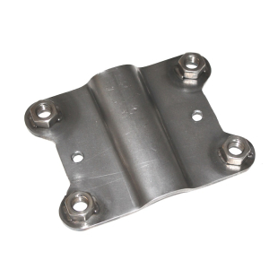 Retaining plate for spring-loaded cylinder