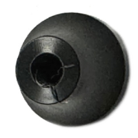 Locking knob for side window open cab