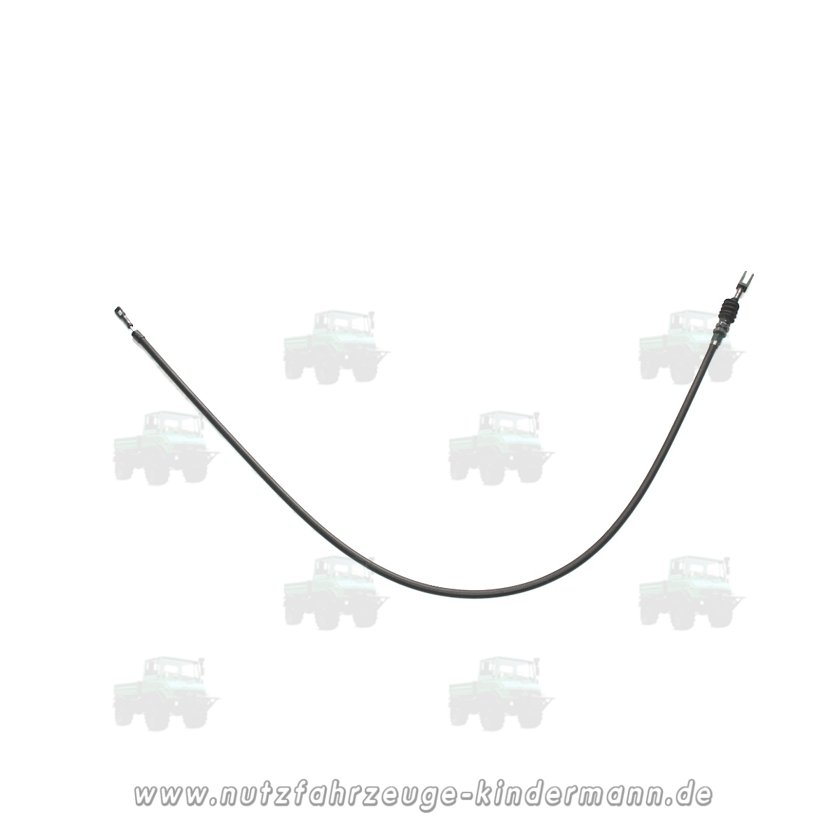 Handbrake cable Unimog 411, long wheelbase, new axle