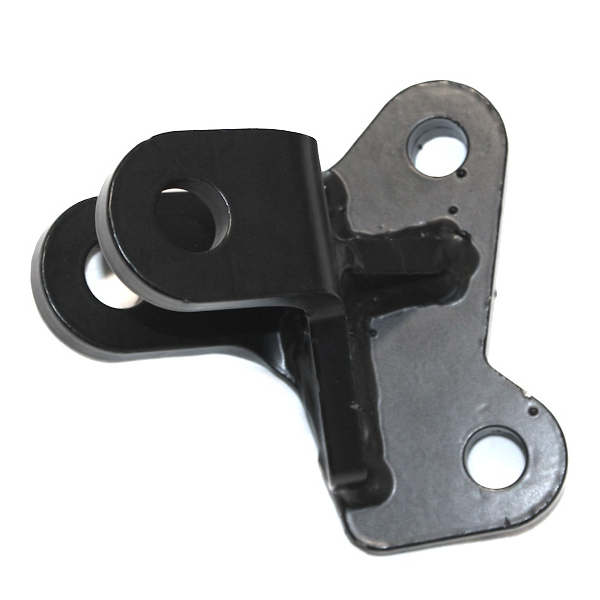 Halterung für Seitenstrebe - Hekkraftheber am Radvorgelege links