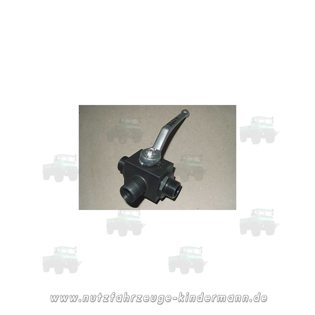 Dreiwegehahn leichte Baureihe Leitungsanschluß 12 mm