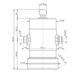 Tilt cylinder