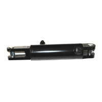 Power lift cylinder rear left, U 421, 407