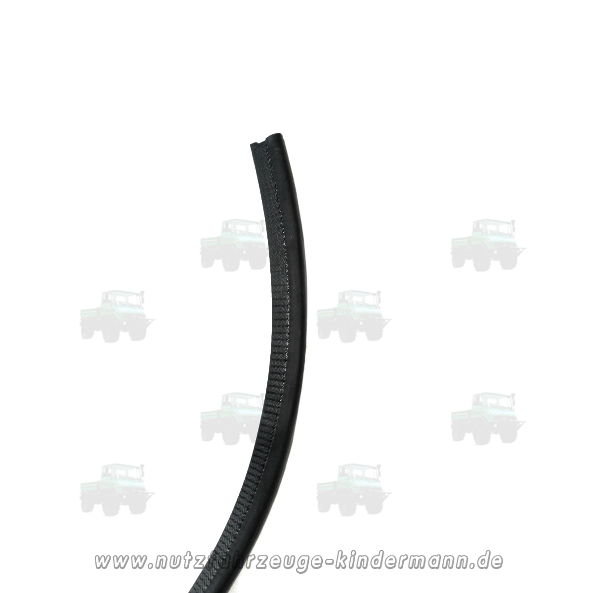 Edge seal for open cab on top/inside windshield
