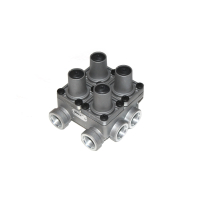 Four-circuit protection valve